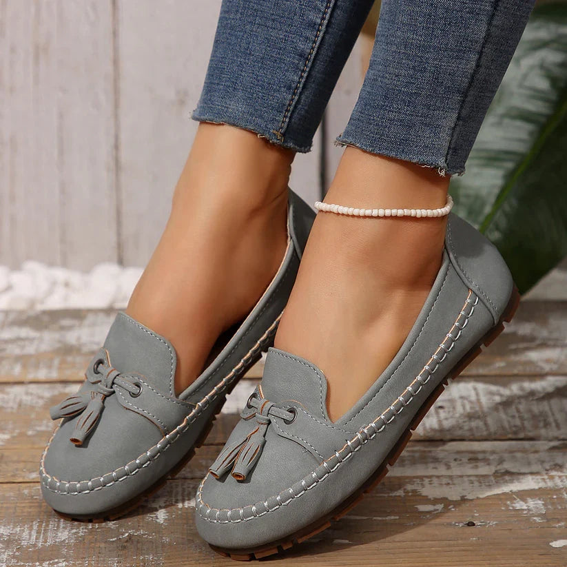 Mocassins à bout rond