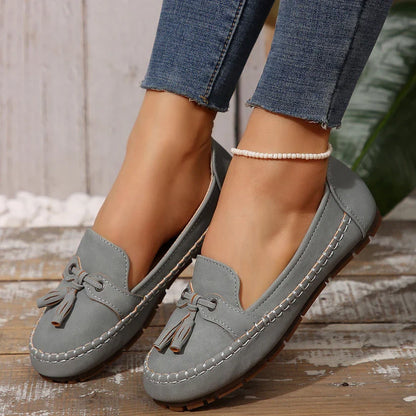 Mocassins à bout rond
