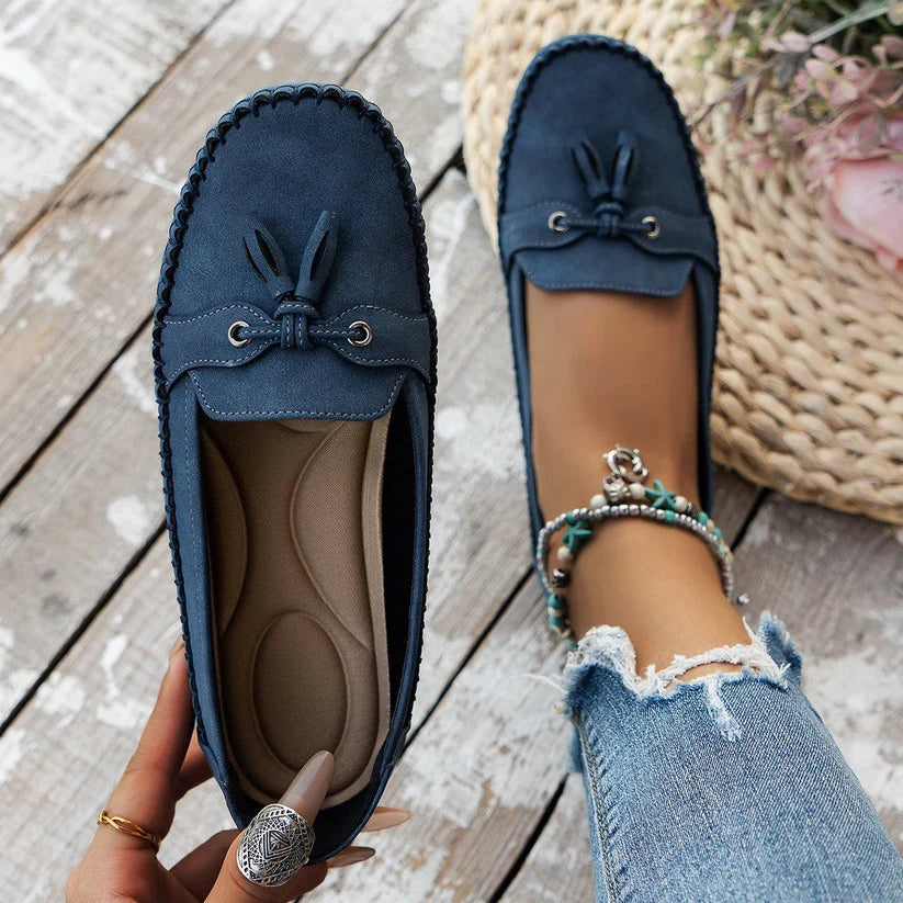 Mocassins à bout rond