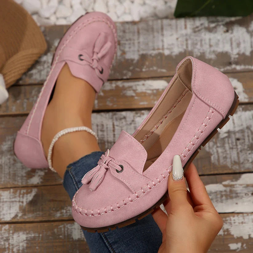 Mocassins à bout rond