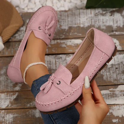 Mocassins à bout rond