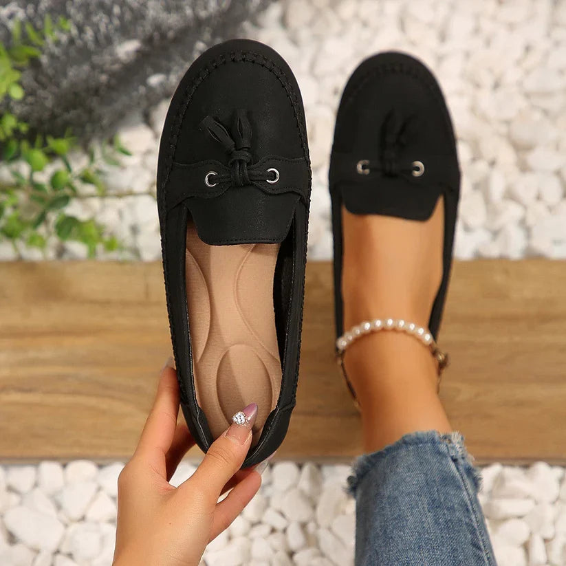 Mocassins à bout rond