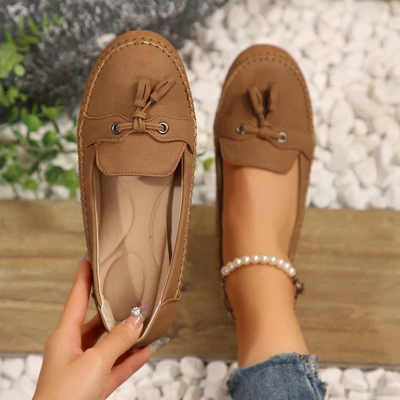 Mocassins à bout rond