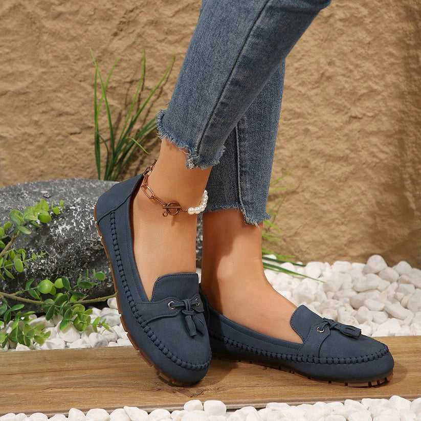 Mocassins à bout rond